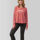 Après Yoga Cozy Crop Top for Women – Coral