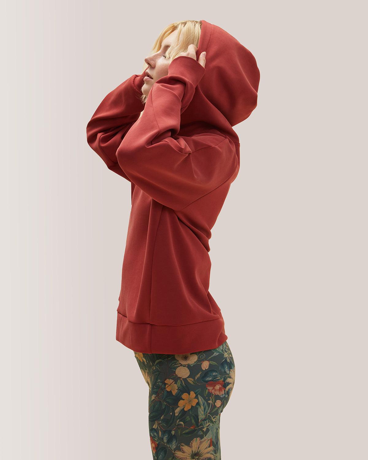 Rose Boreal - Sweatshirt - Horizon Hoodie - Rubis