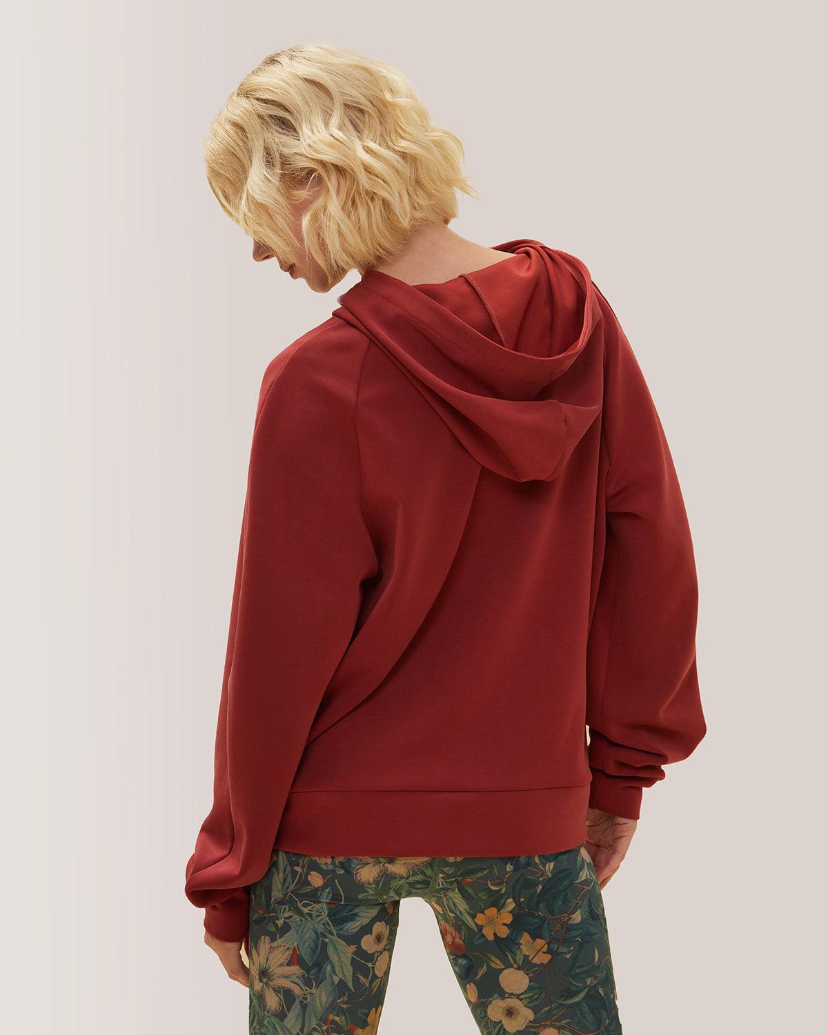 Rose Boreal - Sweatshirt - Horizon Hoodie - Rubis