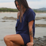 Robe Tofino à manches courtes - Denim