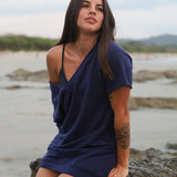 Robe Tofino à manches courtes - Denim