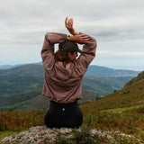 Manteau de randonnée montagne d'argent - Pierre de rivière