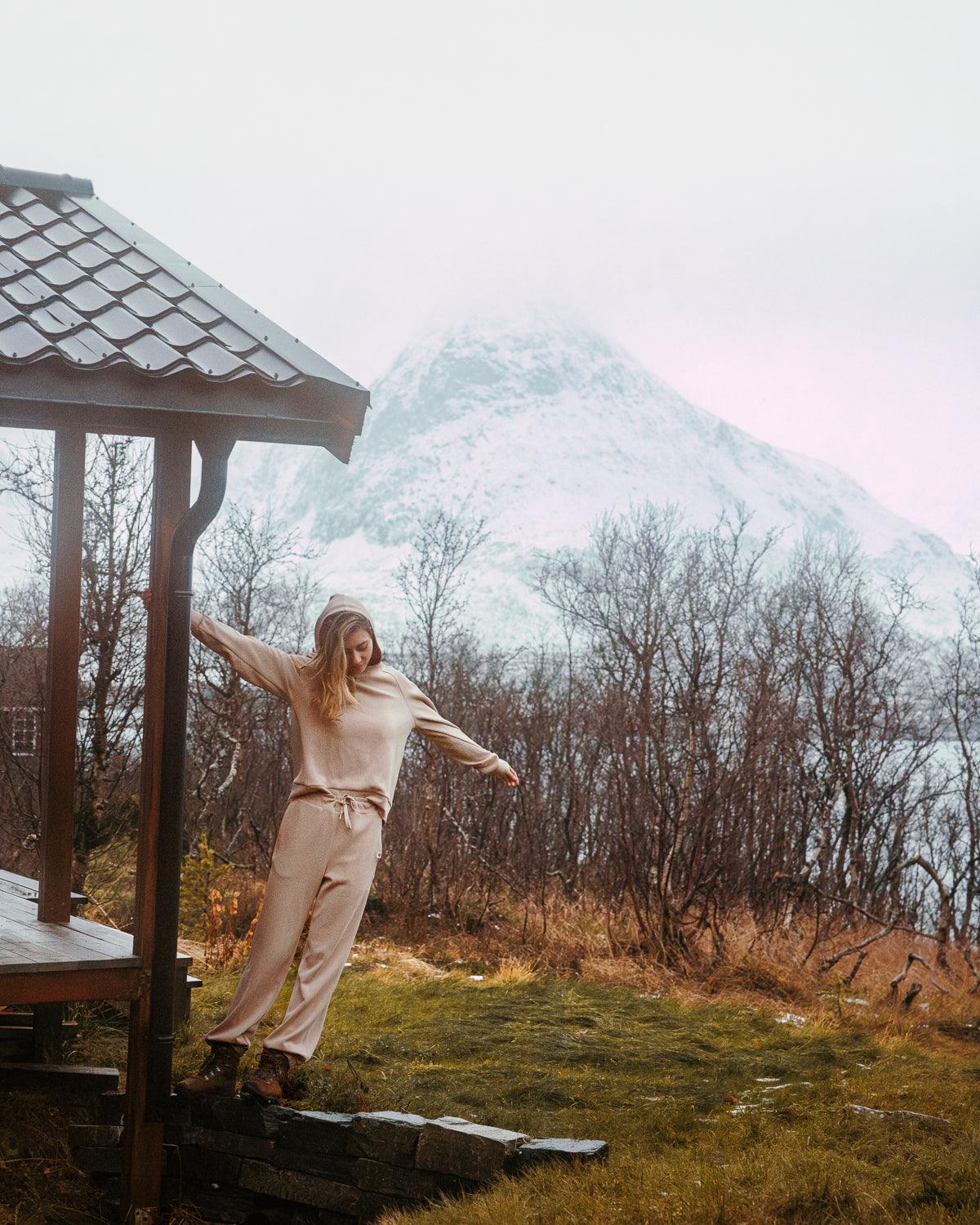 Rose Boreal - Pants - Edelweiss Jogger Pants - Almond