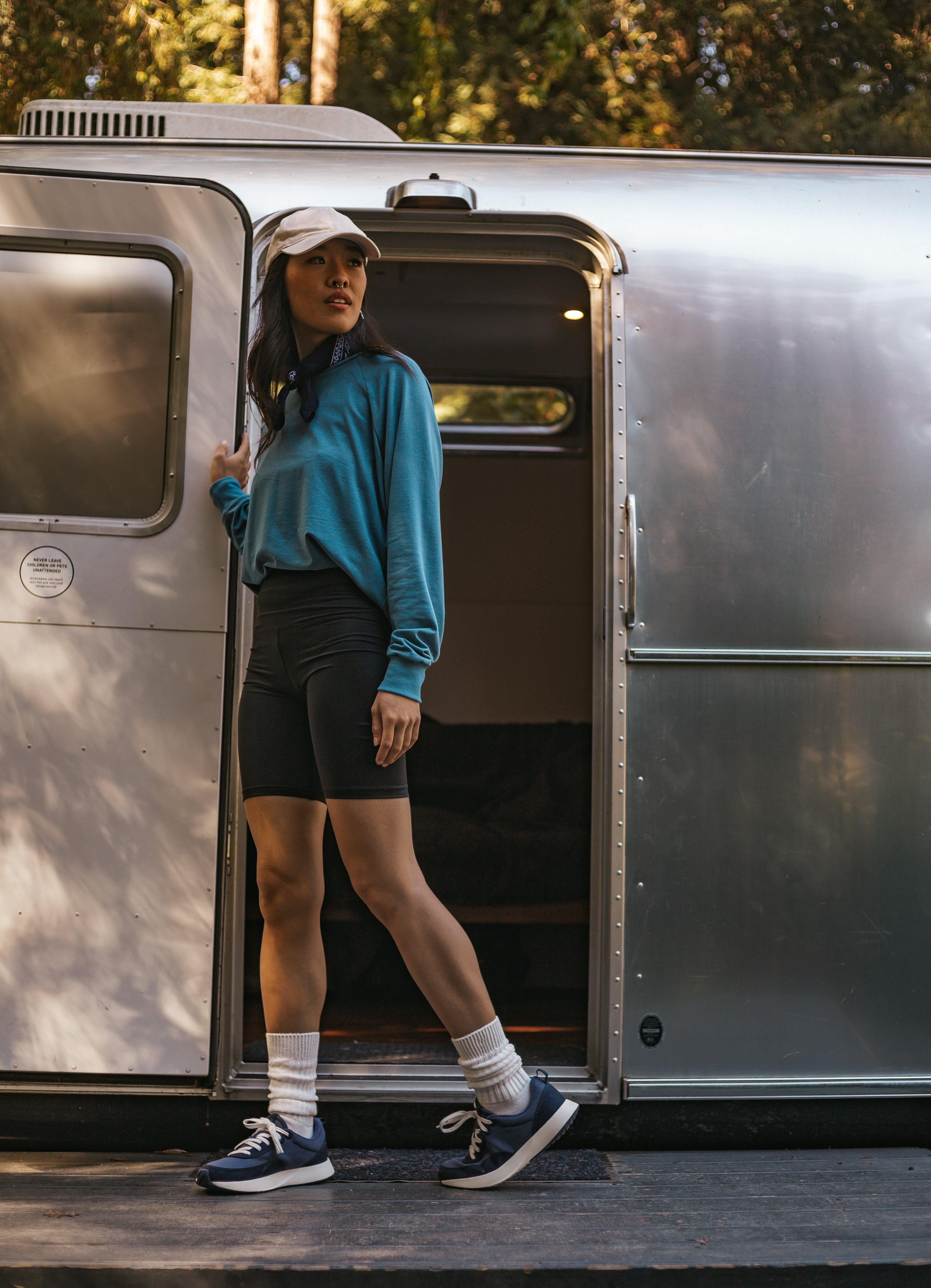 Rose Boreal - Top - Cozy Long Sleeve Shirt - Aquamarine