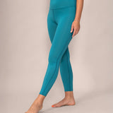 Serena High Waist Legging - Pacific Blue