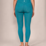 Serena High Waist Legging - Pacific Blue