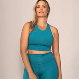 Serena Sports Bra - Pacific Blue