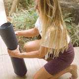 Buttery Soft High-Rise BFF Shorts - Eggplant