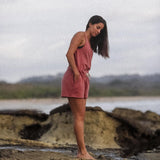 Heat Wave Romper - Blush