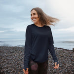 Rose Boreal - Top - No Brainer Long Sleeves - Denim