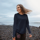 Rose Boreal - Top - No Brainer Long Sleeves - Denim