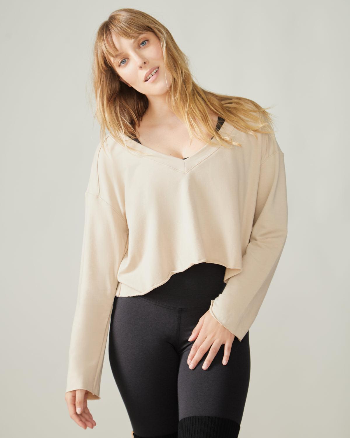 Rose Boreal - Top - Breeze Pullover - Sand Beige