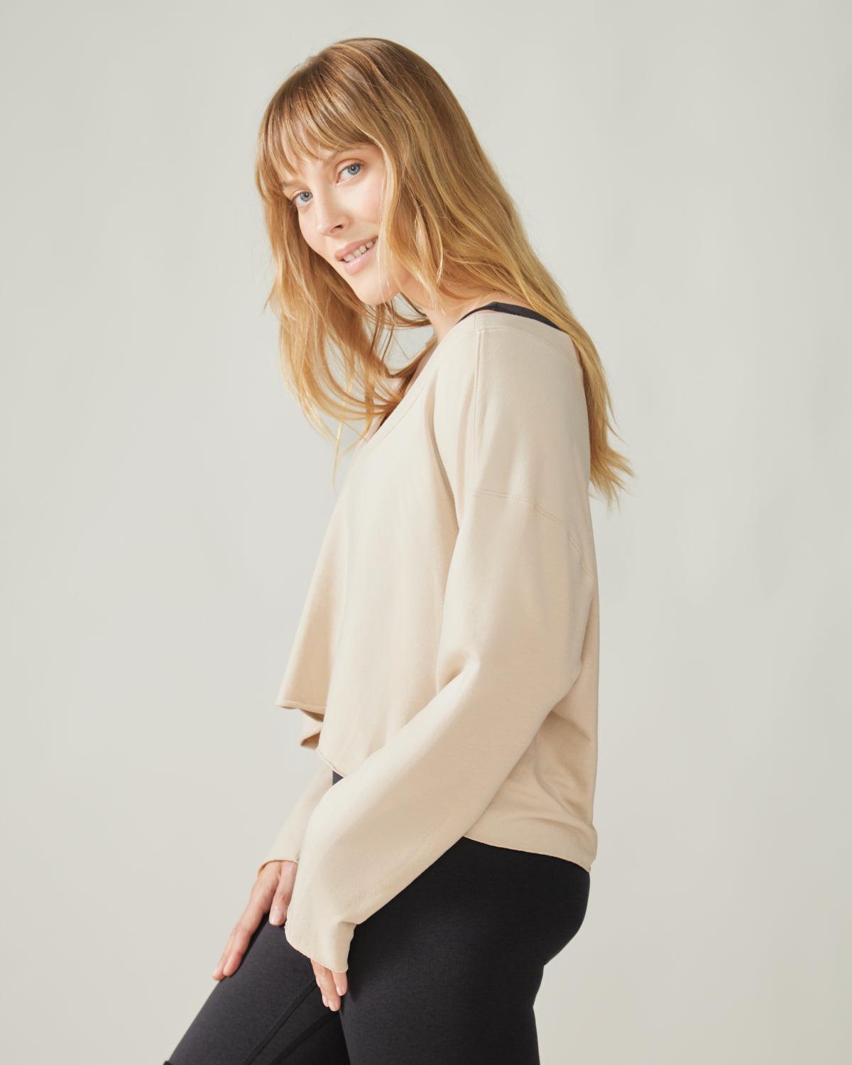 Rose Boreal - Top - Breeze Pullover - Sand Beige