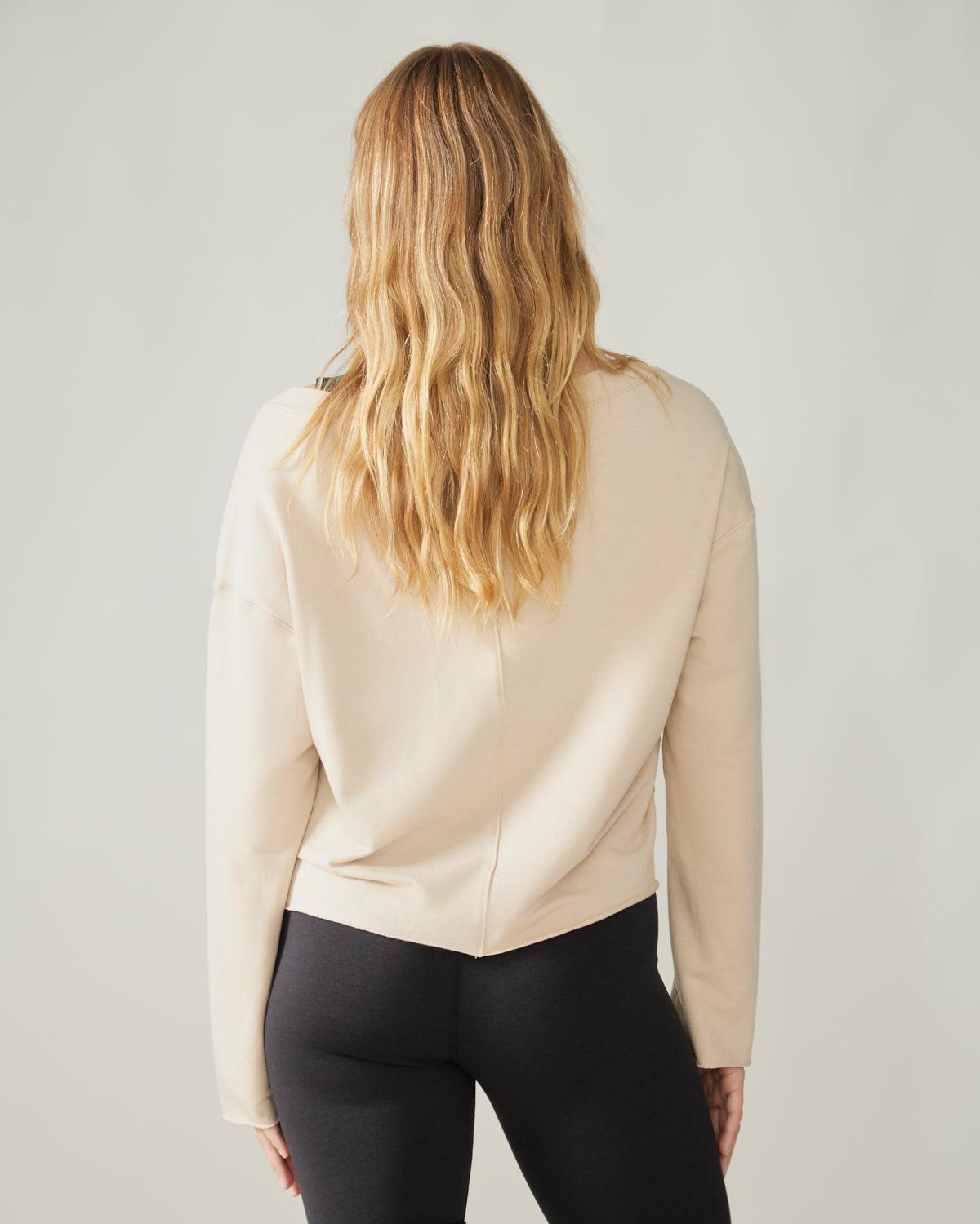 Rose Boreal - Top - Breeze Pullover - Sand Beige