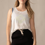 Rose Boreal - Tank Top - More Joy Tank top - Natural White