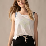 Rose Boreal - Tank Top - More Joy Tank top - Natural White