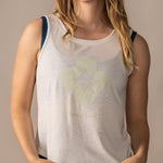 Rose Boreal - Tank Top - More Joy Tank top - Natural White