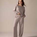 Rose Boreal - Long Sleeve - Flashdance Pullover - Atmosphere