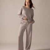 Rose Boreal - Long Sleeve - Flashdance Pullover - Atmosphere