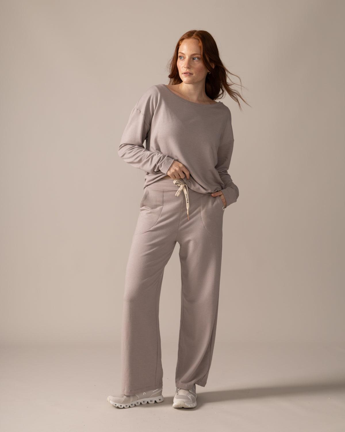 Rose Boreal - Long Sleeve - Flashdance Pullover - Atmosphere