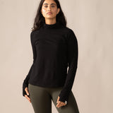 Rose Boreal - Long Sleeve - Zenith Turtleneck Sweater - Total Eclipse