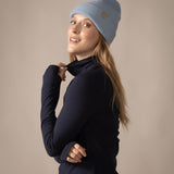 Rose Boreal - Beanie - Cloud Beanie - Pastel Blue