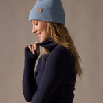 Rose Boreal - Beanie - Cloud Beanie - Pastel Blue