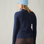 Rose Boreal - Long Sleeve - Zenith Turtleneck Sweater - Deep Ocean