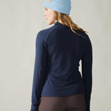 Rose Boreal - Long Sleeve - Zenith Turtleneck Sweater - Deep Ocean