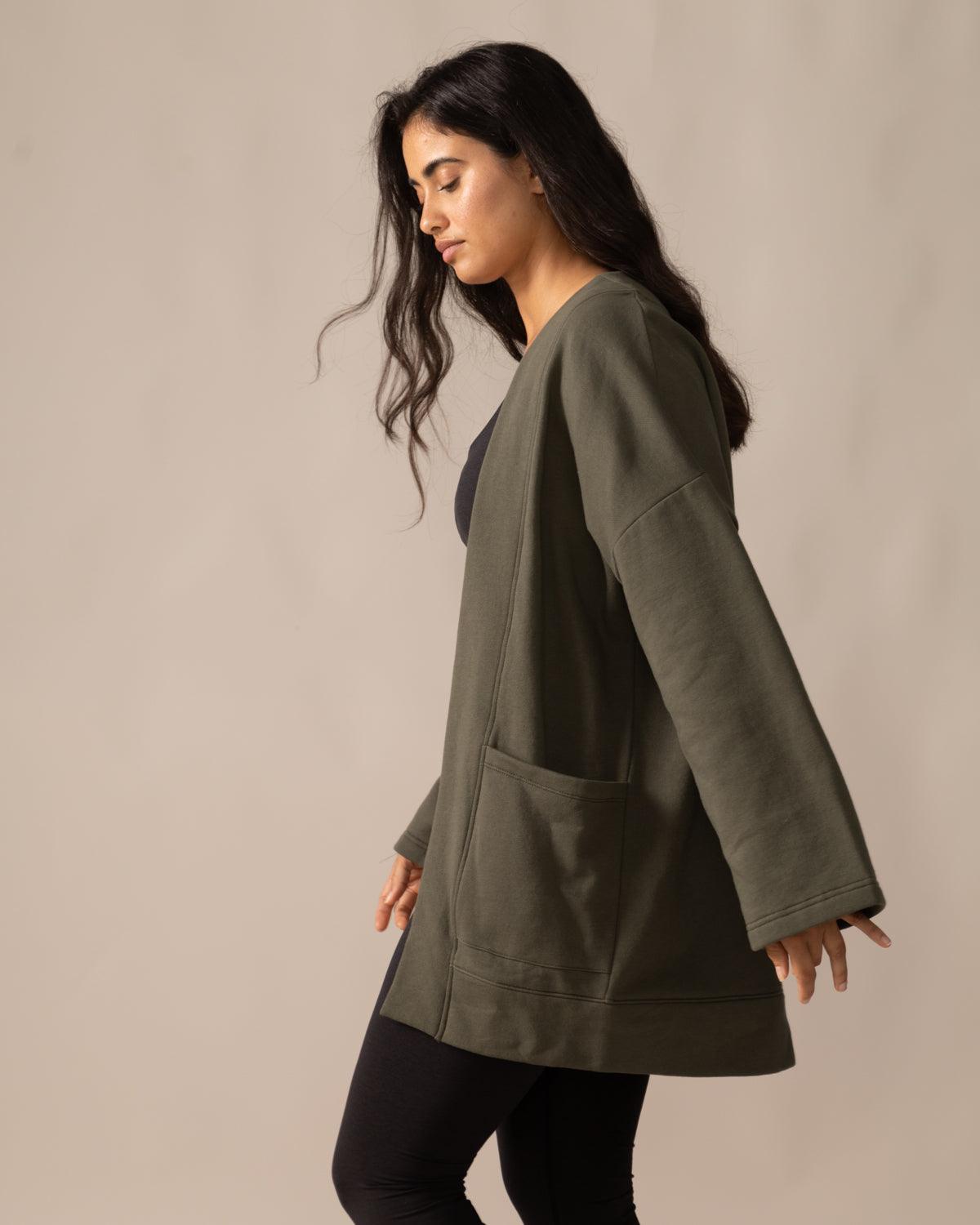Rose Boreal - Jacket - Northwind Cardigan - Moss