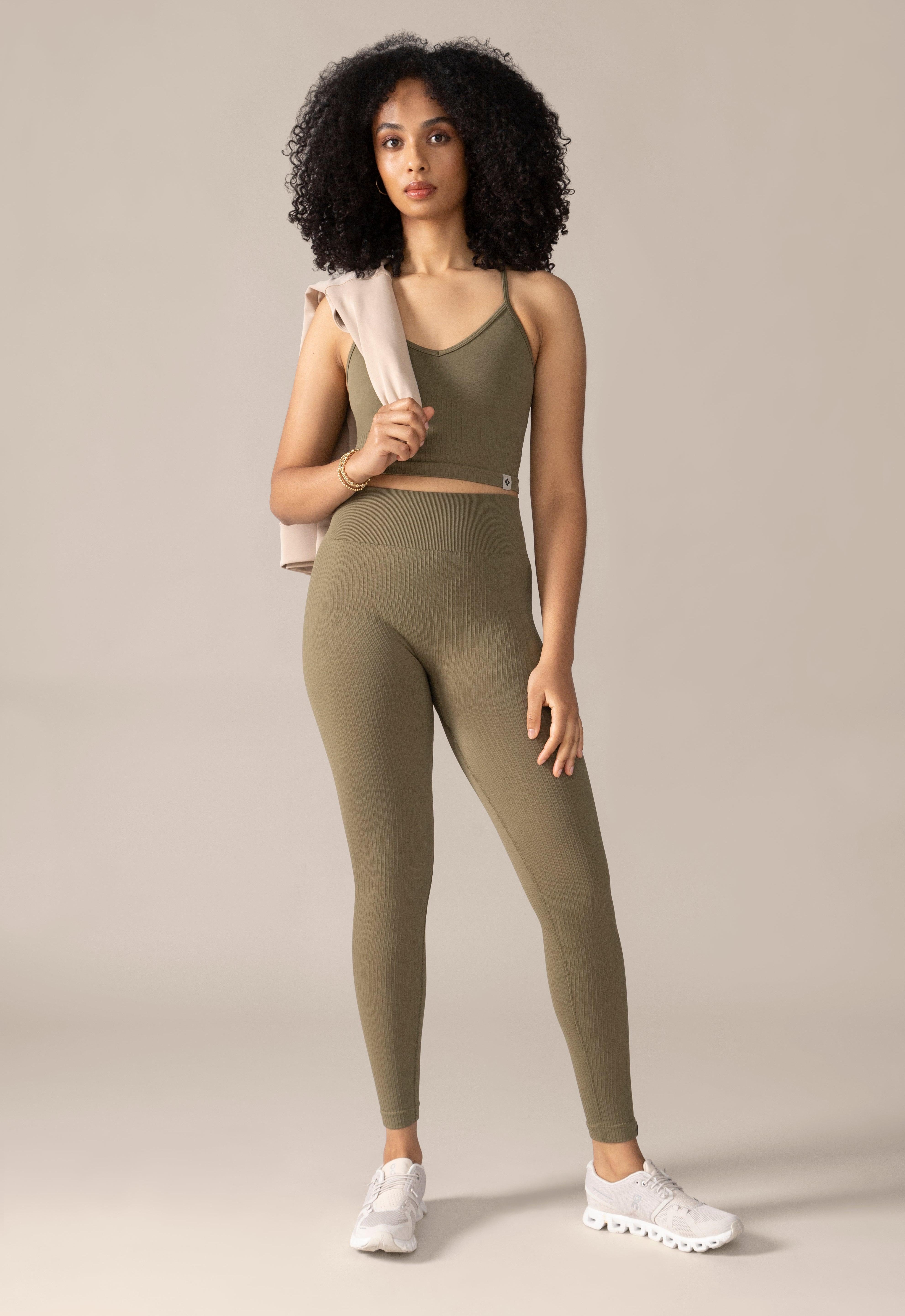 Rose Boreal - Legging - Contour Seamless Legging - Olive