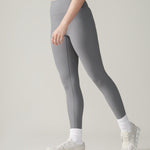 Rose Boreal - Legging - North Star Rib Soft Compression Legging - Stone Grey