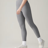 Rose Boreal - Legging - North Star Rib Soft Compression Legging - Stone Grey