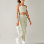 Rose Boreal - Legging - North Star Rib Soft Compression Legging - Mint