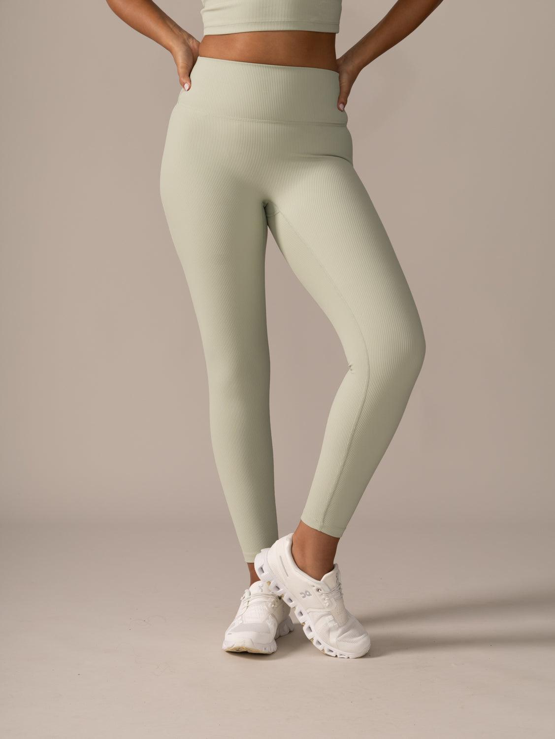 Rose Boreal - Legging - North Star Rib Soft Compression Legging - Mint