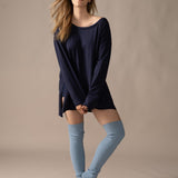 Rose Boreal - Leg Warmer - Keep Me Warm Legs Warmer - Pastel Blue