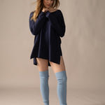 Rose Boreal - Leg Warmer - Keep Me Warm Legs Warmer - Pastel Blue