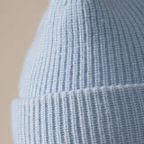 Rose Boreal - Beanie - Cloud Beanie - Pastel Blue