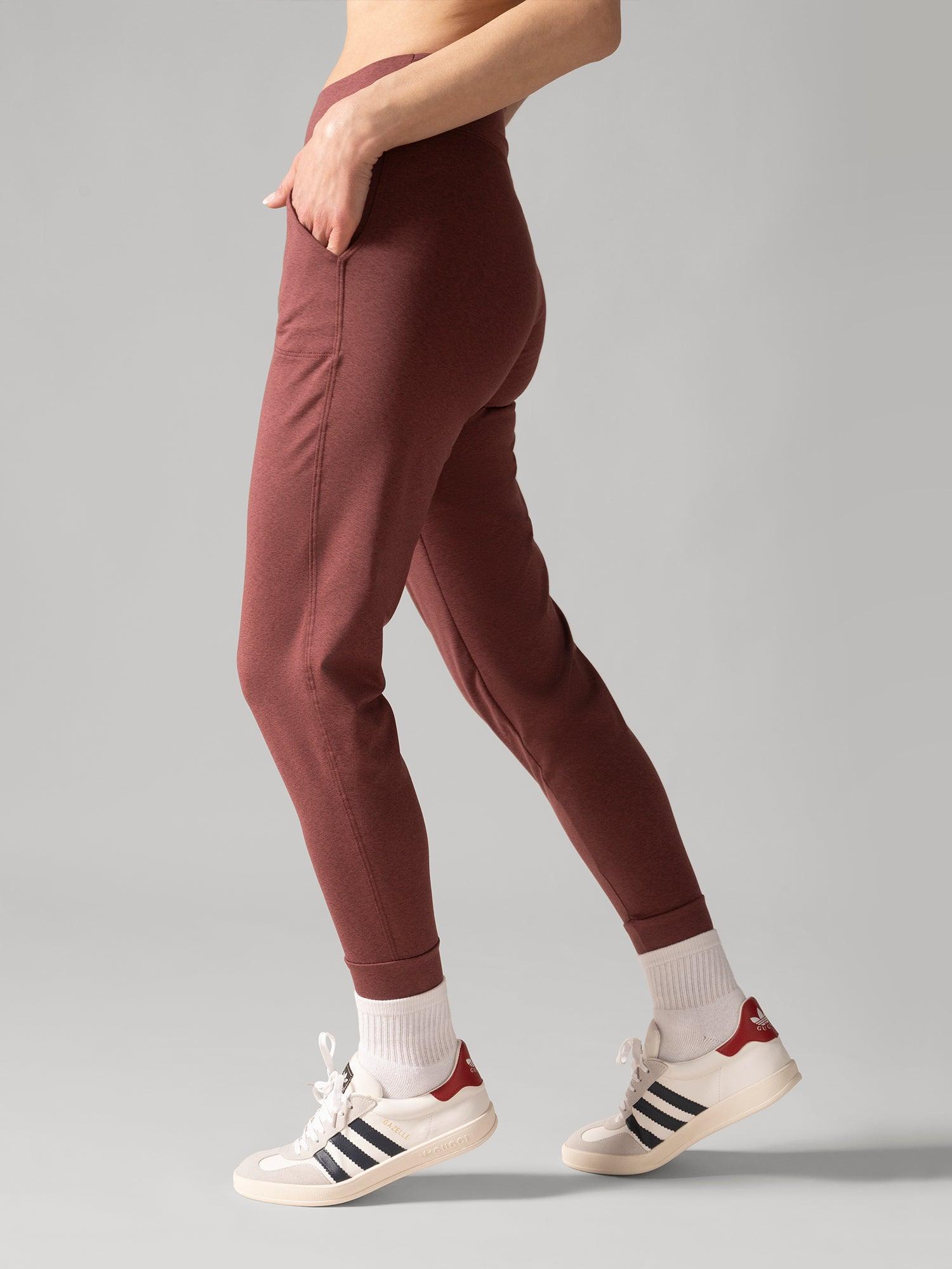 Rose Boreal - Jogger - Buttery Soft BFF Jogger Pants - Rhubarb