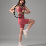 Rose Boreal - Short - Buttery Soft High-Rise BFF Shorts - Cherry