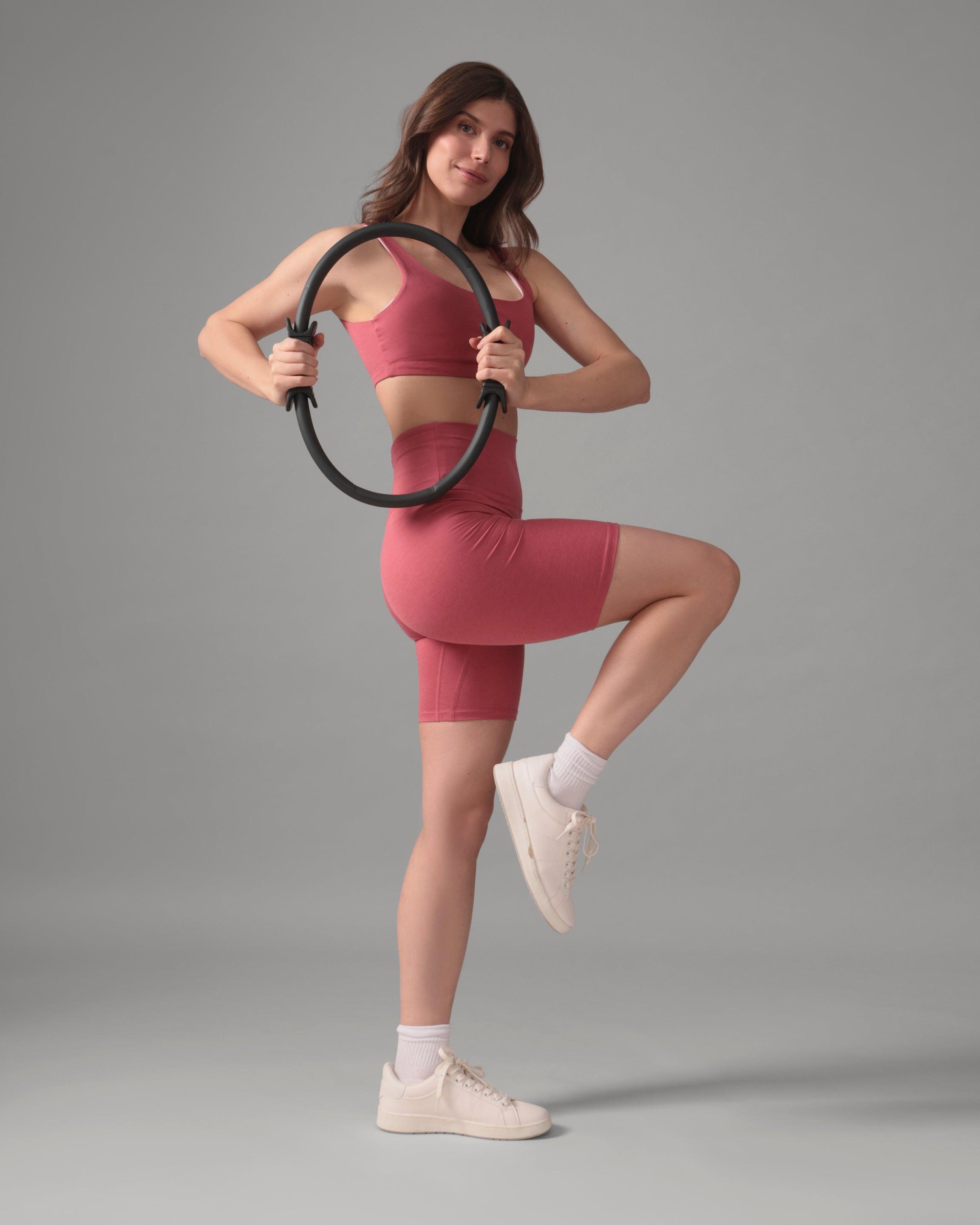 Rose Boreal - Short - Buttery Soft High-Rise BFF Shorts - Cherry