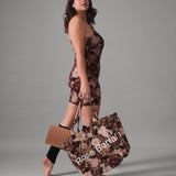 Rose Boreal - Short - Buttery Soft High-Rise BFF Shorts - Floral Dream