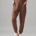 Rose Boreal - Jogger - Casual Slim Cuff Jogger Pant - Hazelnut