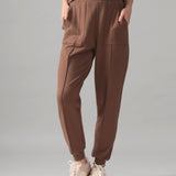 Rose Boreal - Jogger - Casual Slim Cuff Jogger Pant - Hazelnut
