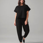 Rose Boreal - Jogger - Casual Slim Cuff Jogger Pant - Total Eclipse