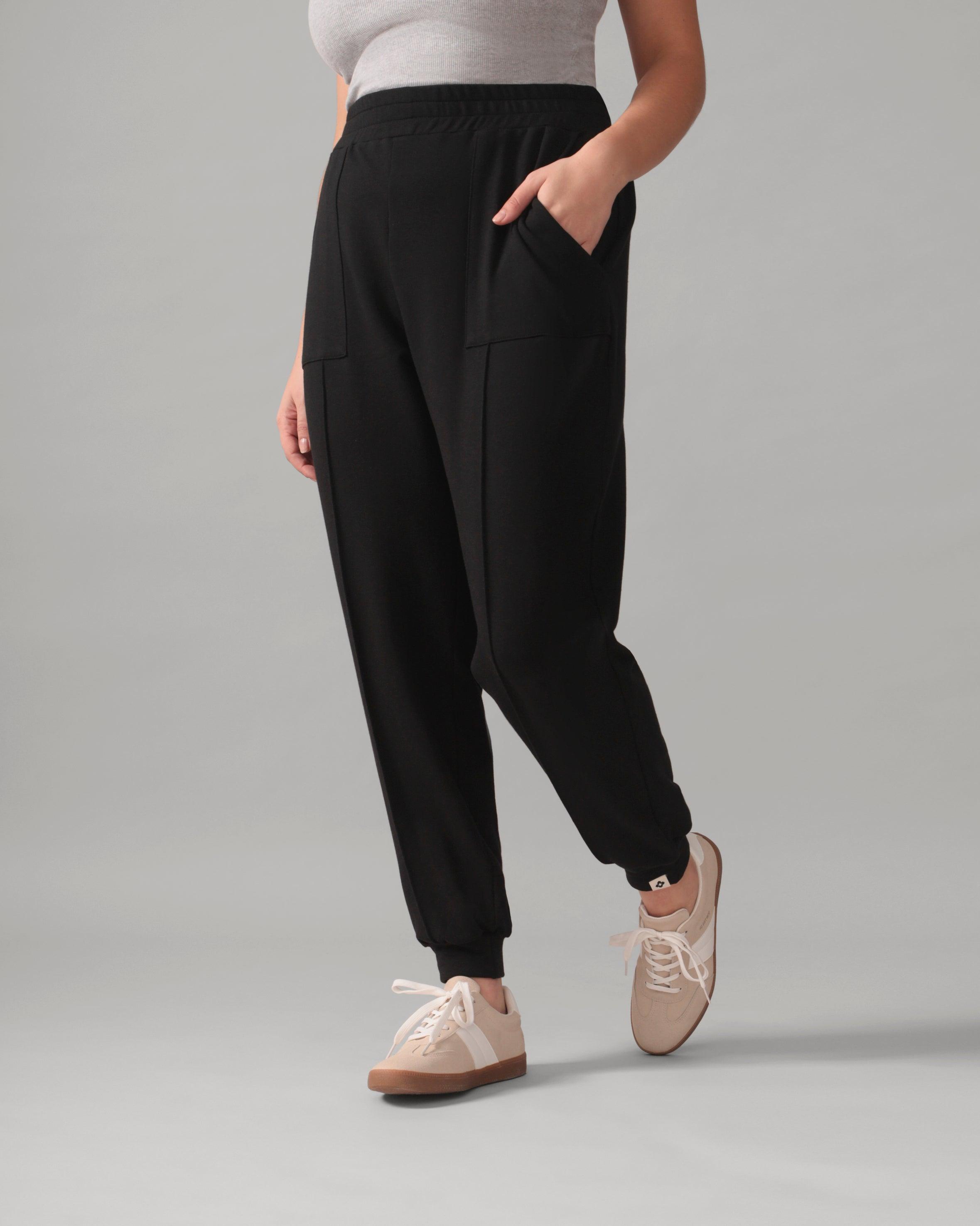 Rose Boreal - Jogger - Casual Slim Cuff Jogger Pant - Total Eclipse