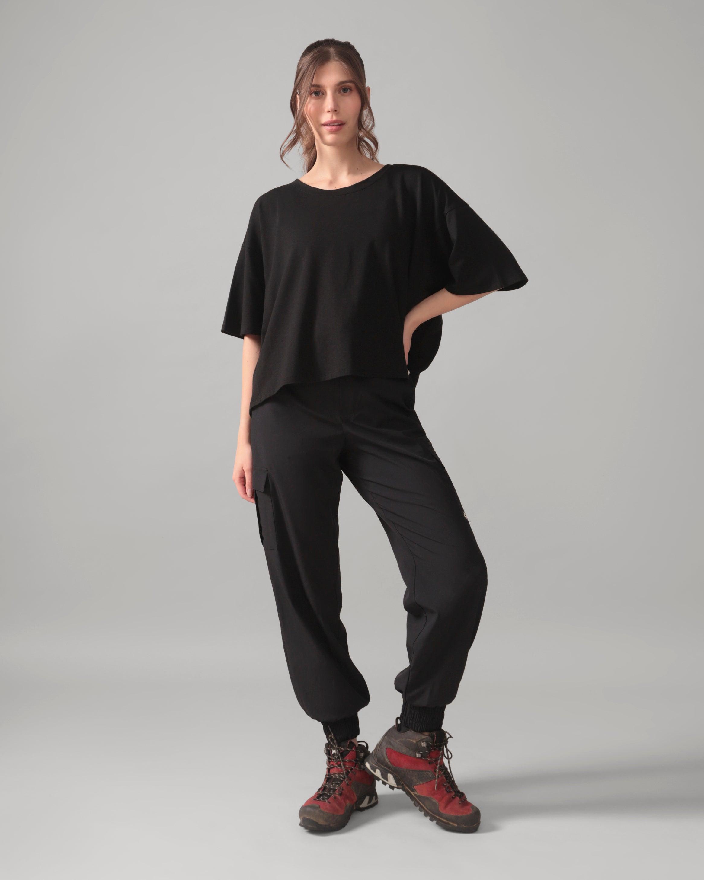 Rose Boreal - T-Shirt - Easy Flow T-Shirt - Total Eclipse