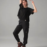 Rose Boreal - T-Shirt - Easy Flow T-Shirt - Total Eclipse