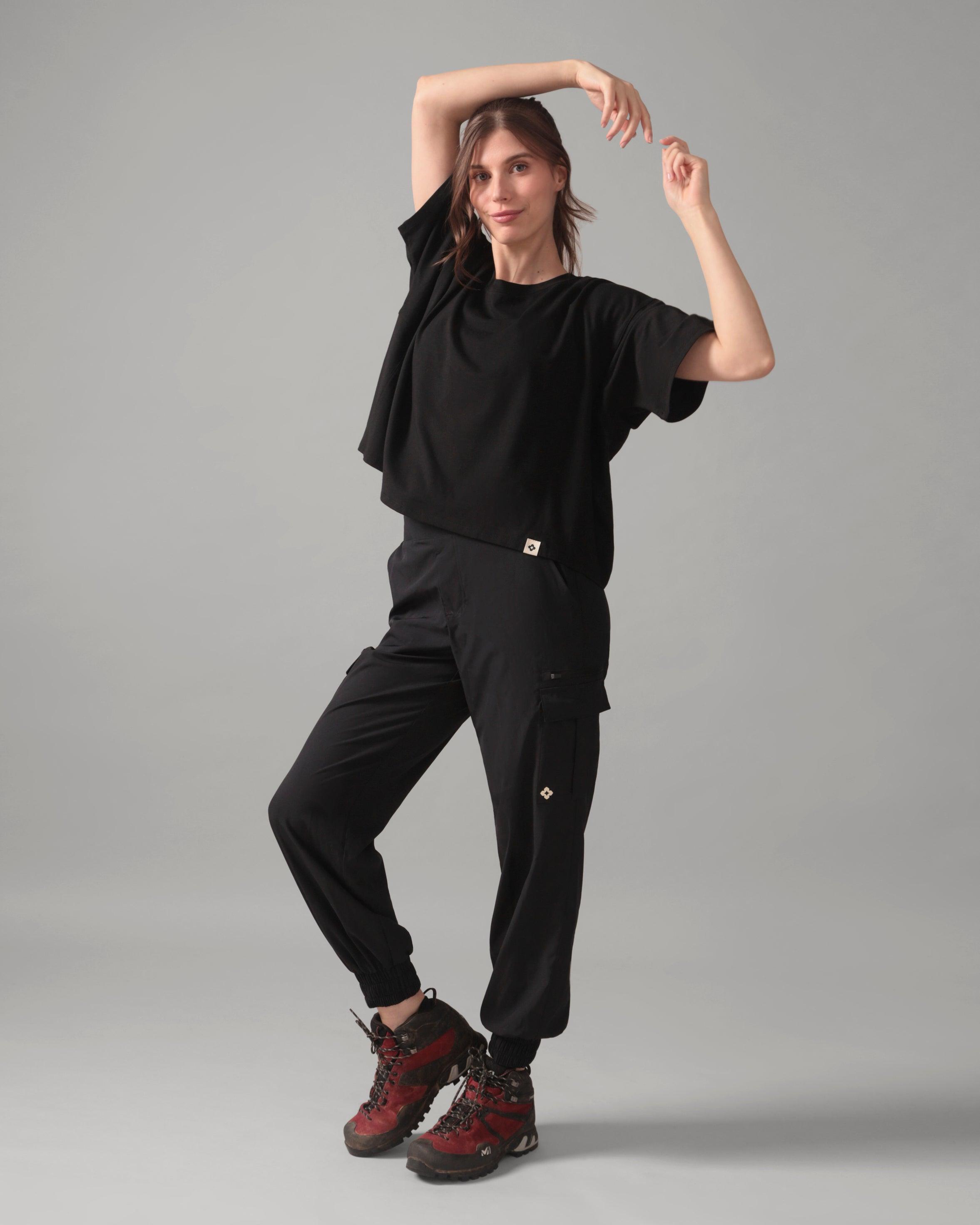 Rose Boreal - T-Shirt - Easy Flow T-Shirt - Total Eclipse