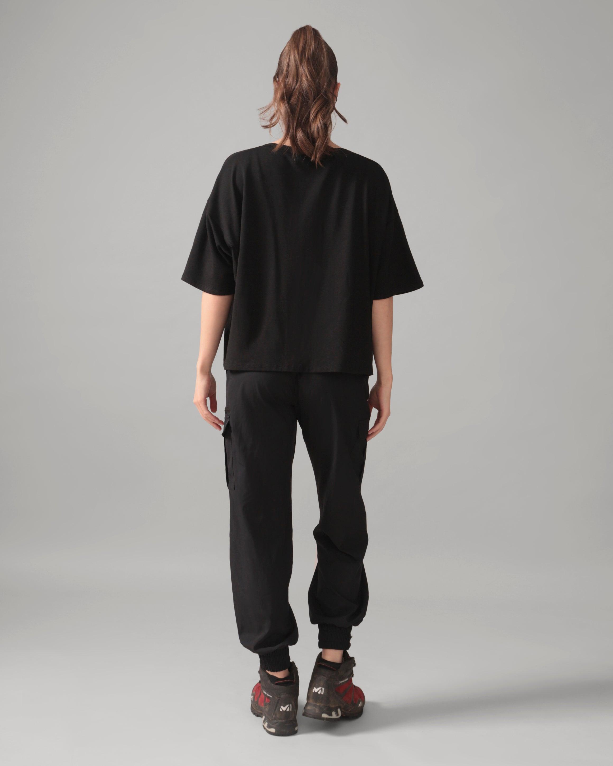 Rose Boreal - T-Shirt - Easy Flow T-Shirt - Total Eclipse